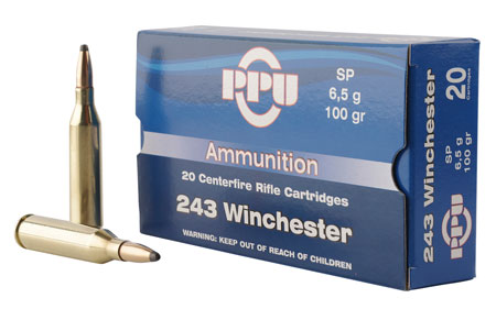 Prvi-Partizan .243 Winchester 100gr Brass – 20rd