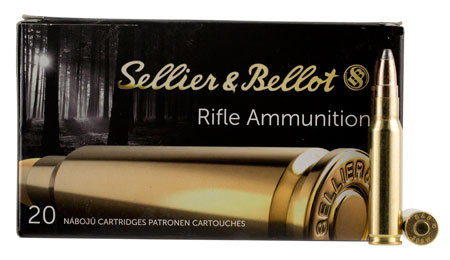 Sellier-Bellot .308 Winchester 180gr Brass – 20rd