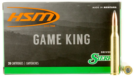 HSM .270 Winchester 150gr GAMEKING Brass – 20rd