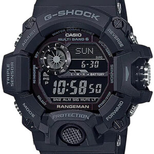 G-shock/vlc Distribution GW94001B G-Shock Tactical Rangeman Keep Time Blackout Size 145-215mm Features Digital Compass