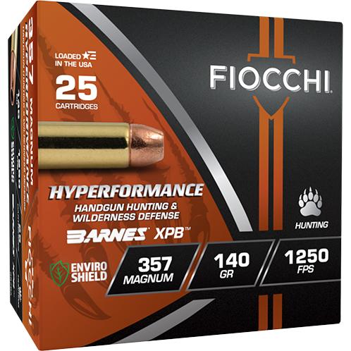 Fiocchi .357 Magnum 140gr HP – 25rd
