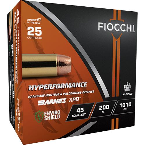 Fiocchi .45 Colt 200gr HP – 25rd