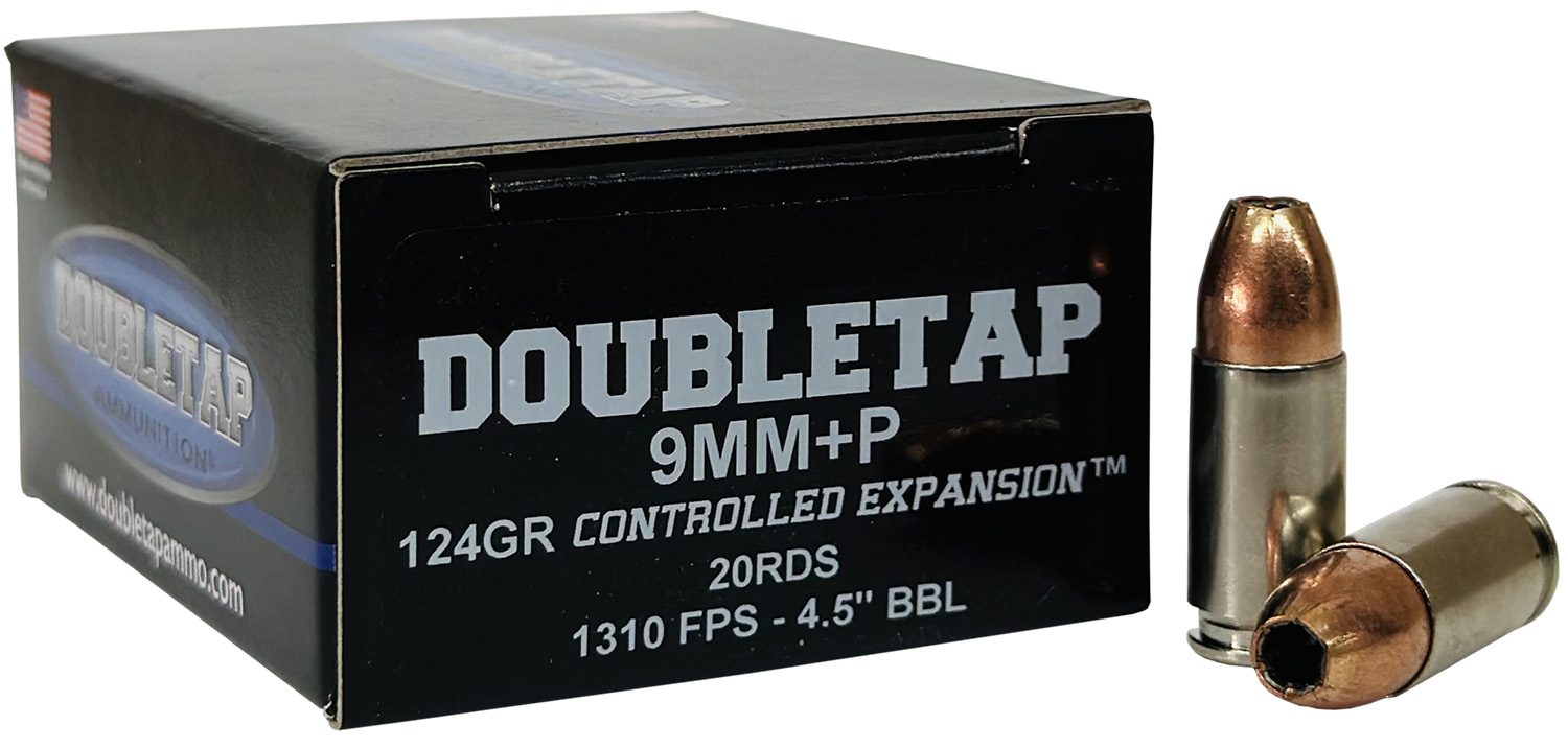 Doubletap 9mm Luger 124gr JHP – 20rd
