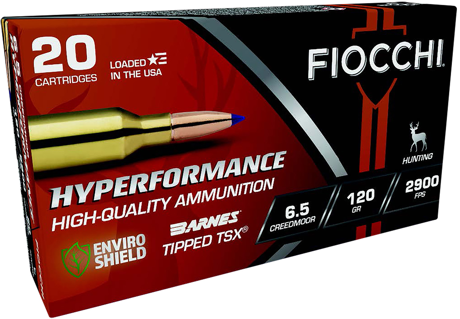 Fiocchi 6.5 Creedmoor 120gr TSX Copper – 20rd