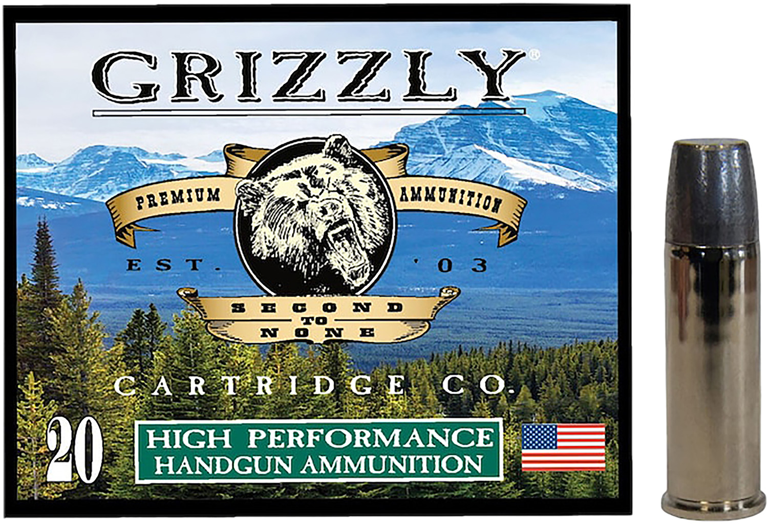 Grizzly-Ammo .44 Magnum 320gr – 20rd
