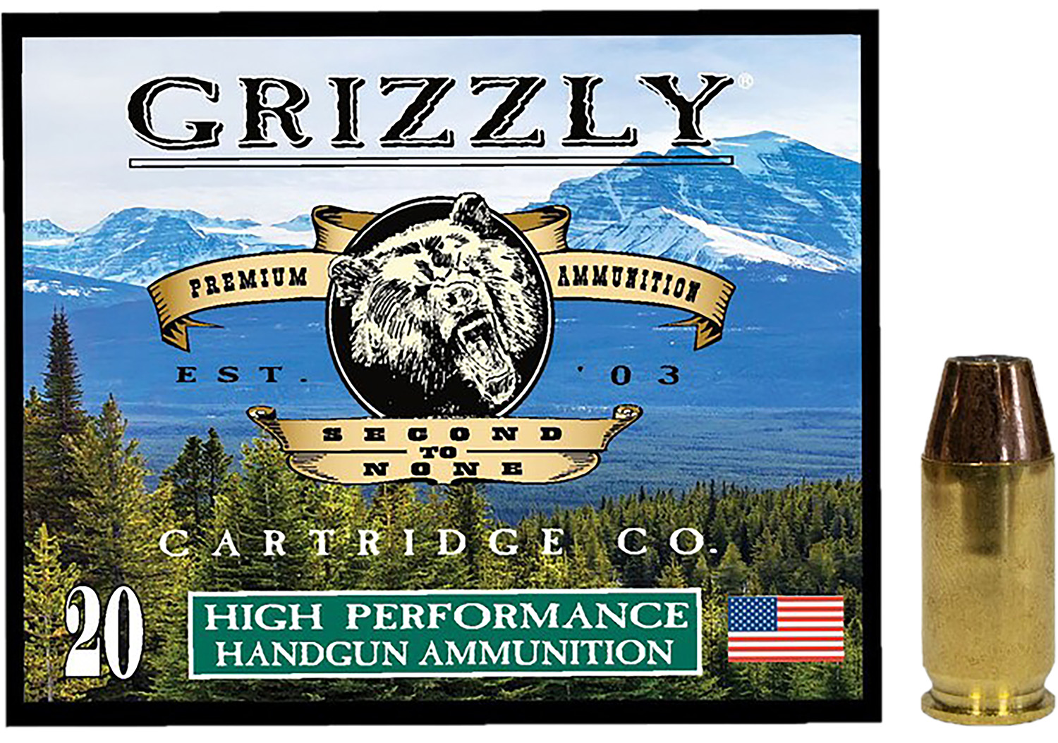 Grizzly-Ammo .45 ACP 230gr – 20rd
