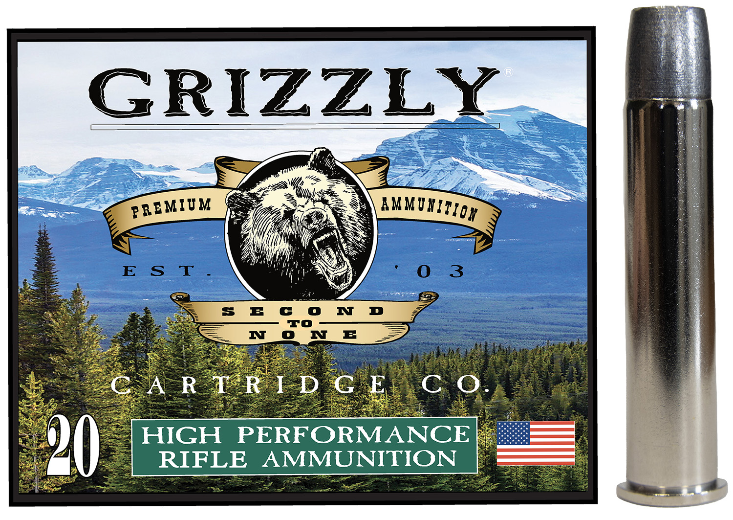 Grizzly-Ammo .45-70 Government 405gr – 20rd