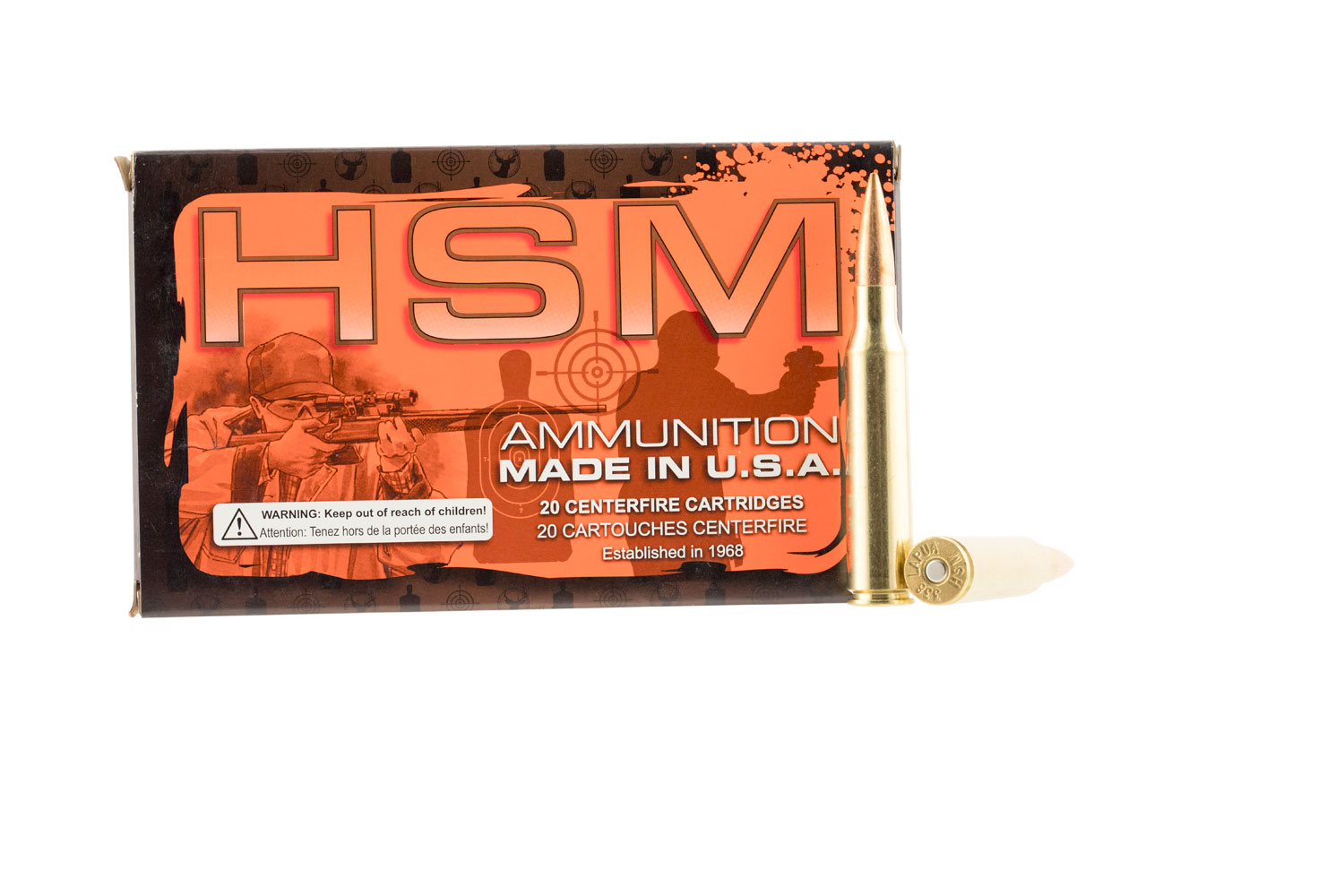 HSM .338 Lapua 250gr MATCHKING Brass – 20rd