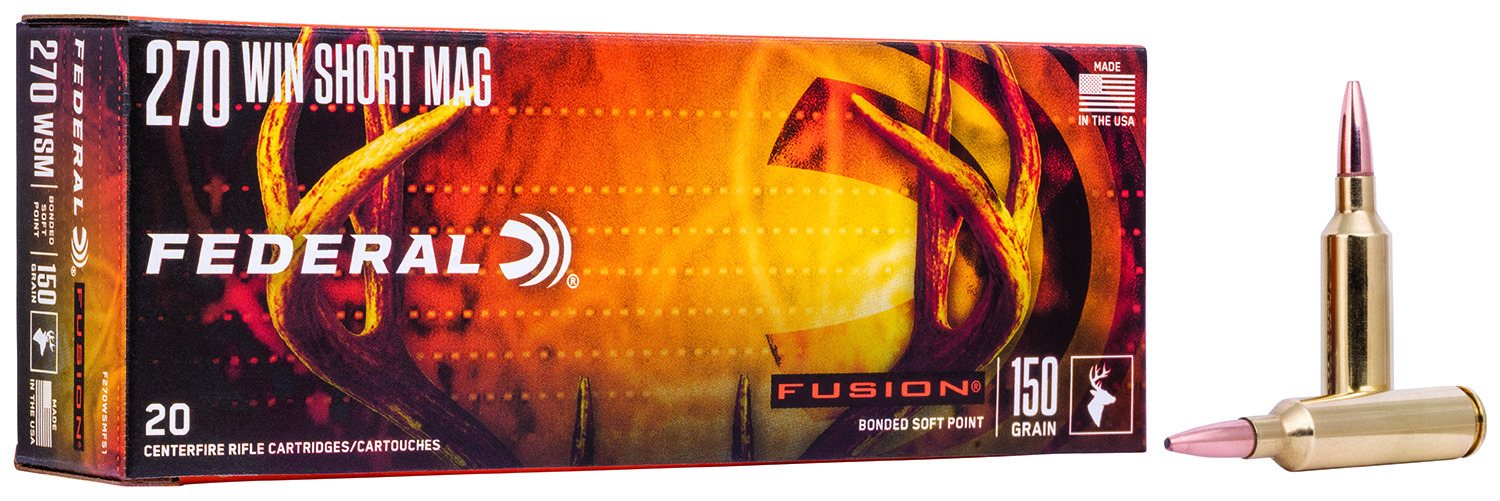 Federal .270 WSM 150gr BONDED Brass – 20rd