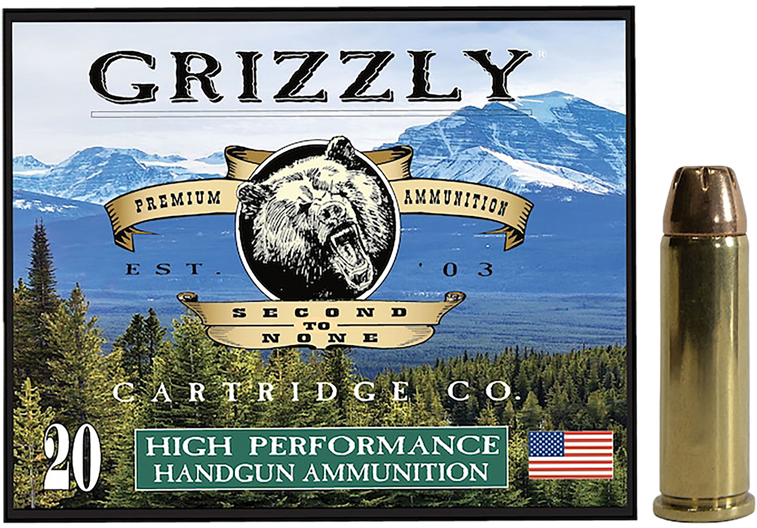 Grizzly-Ammo .38 Special 148gr JACKETED HOLLOW POINT – 20rd