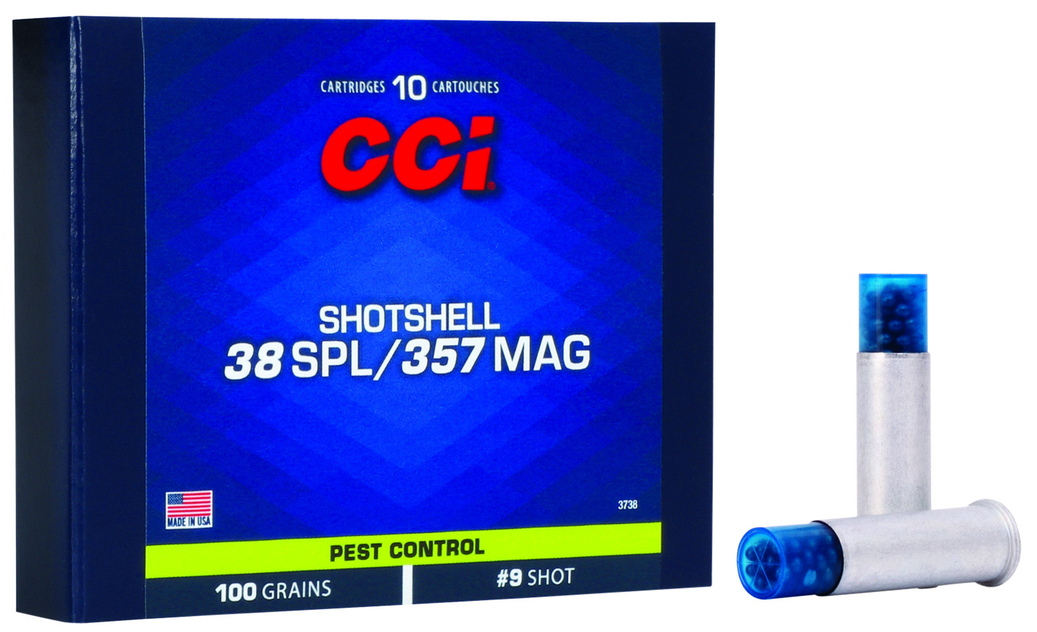 Cci .357 Magnum 100gr SP Aluminum – 10rd
