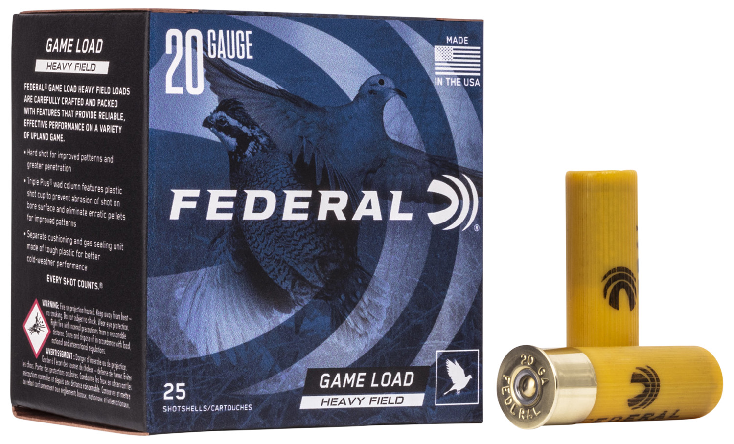 Federal 20 Gauge – 25rd