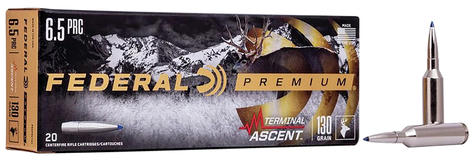 Federal 6.5 PRC 130gr Nickel-Plated Brass – 20rd