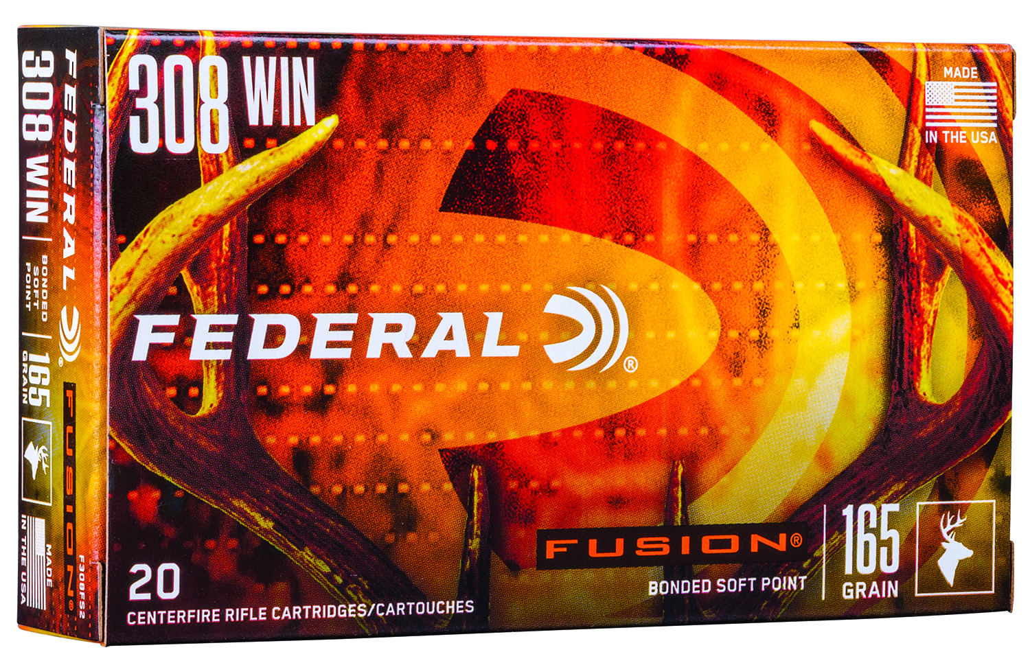 Federal .308 Winchester 165gr BONDED – 20rd