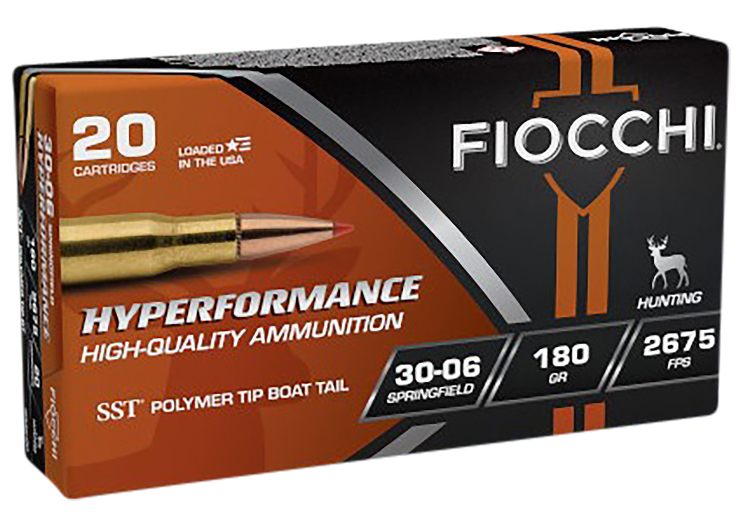 Fiocchi .30-06 Springfield 180gr SST Brass – 20rd