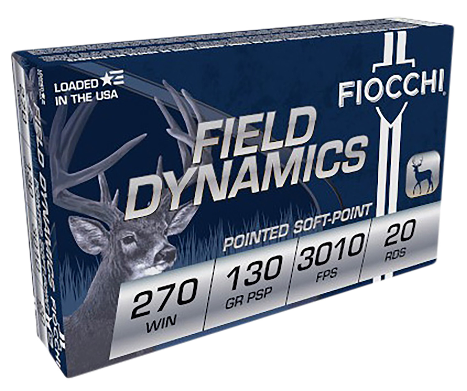 Fiocchi .270 Winchester 130gr Brass – 20rd
