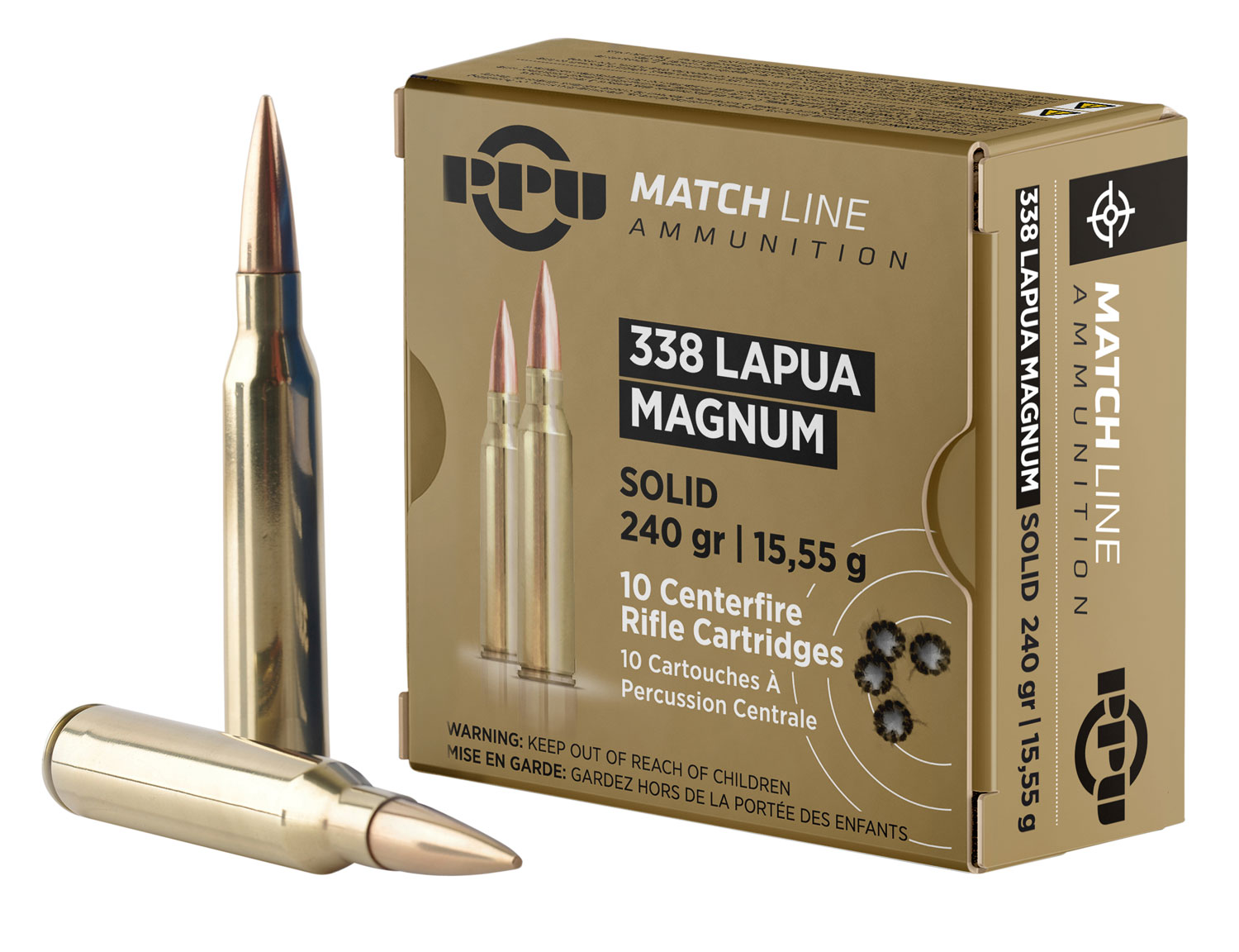 Prvi-Partizan .338 Lapua 240gr Brass – 10rd