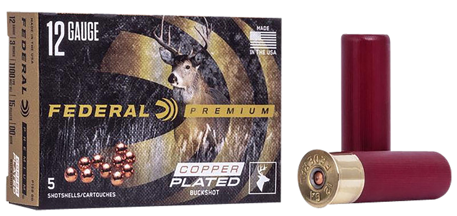 Federal 12 Gauge BUCKSHOT – 5rd
