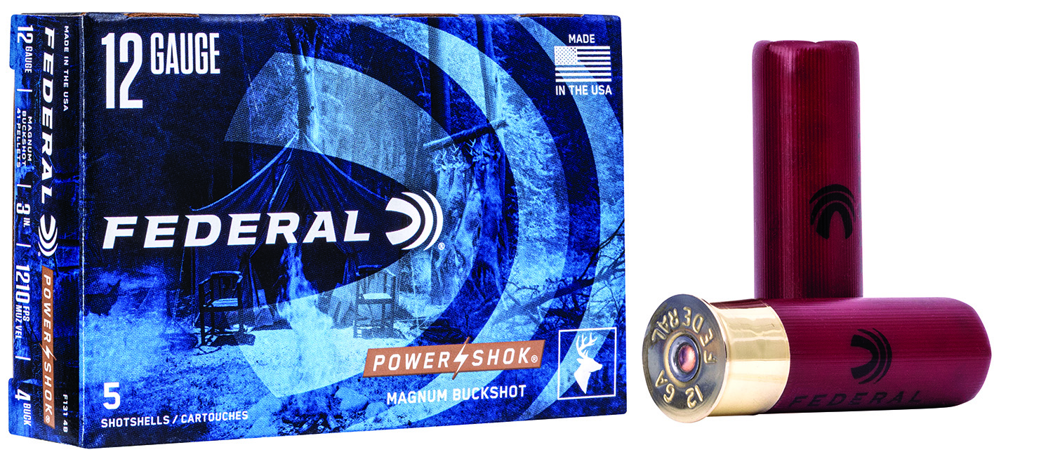 Federal 12 Gauge BUCKSHOT – 5rd