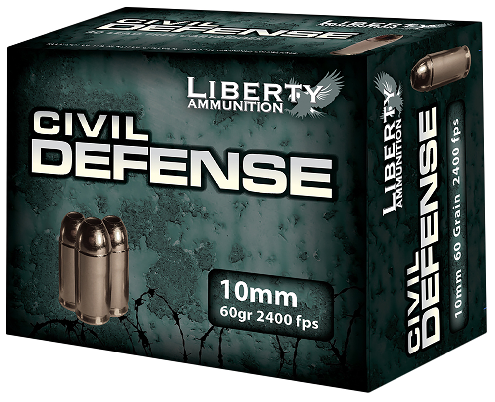 Liberty Ammunition 10mm Auto 60gr – 20rd
