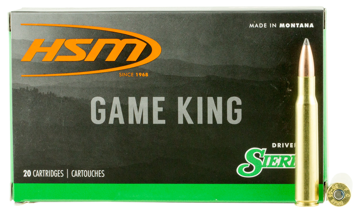 HSM .300 RUM 180gr GAMEKING Brass – 20rd