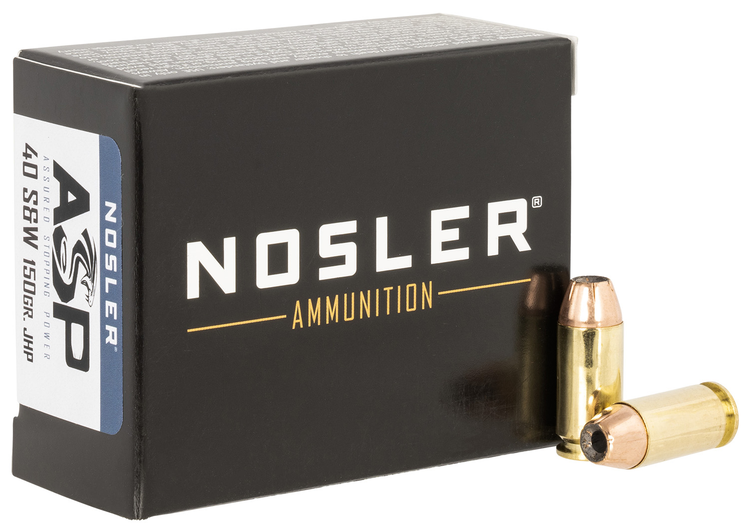 Nosler .40 S&W 150gr JHP Brass – 20rd
